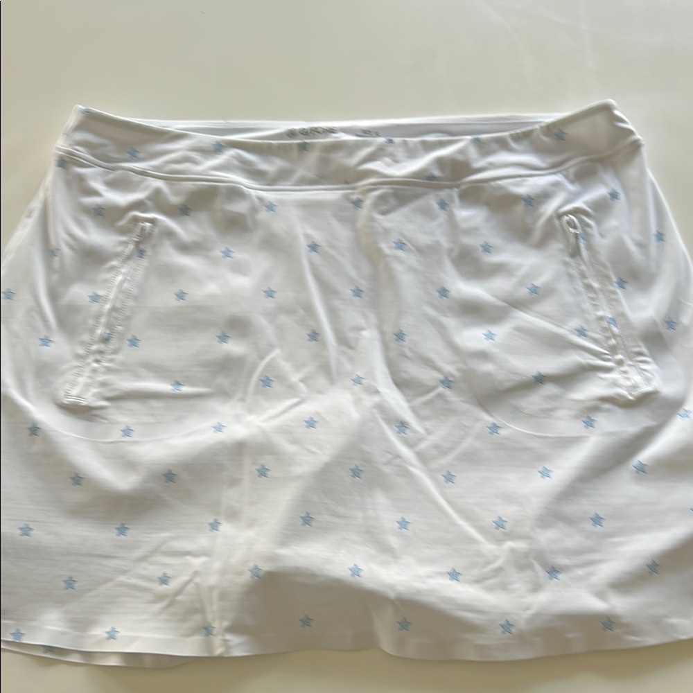 G/FORE White and Blue Skorts Athletic Comfort